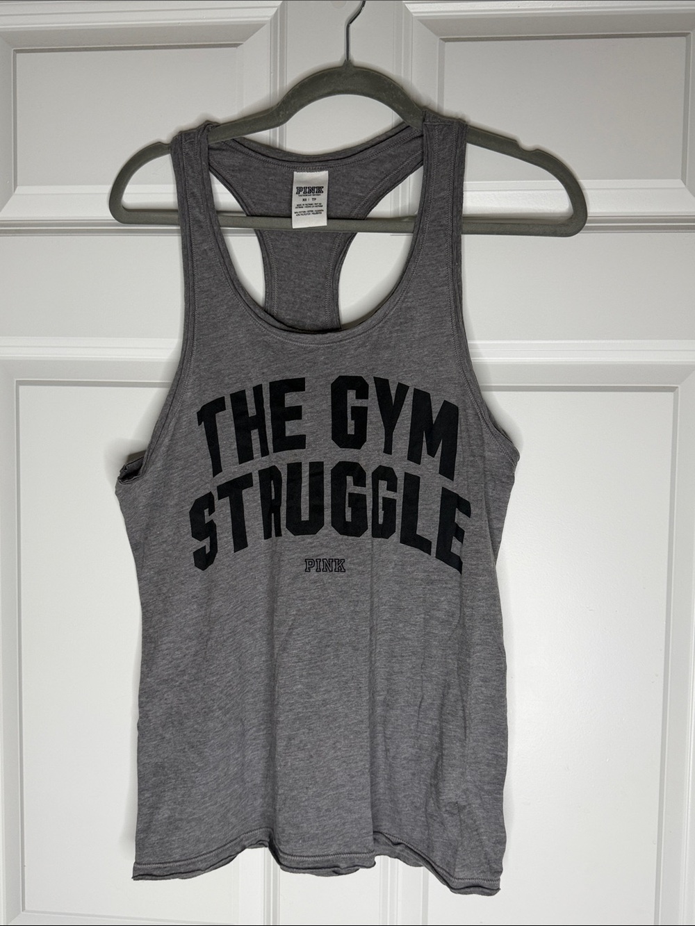 Victorias Secret PINK Racerback Tank The Gym Struggle Women’s XS